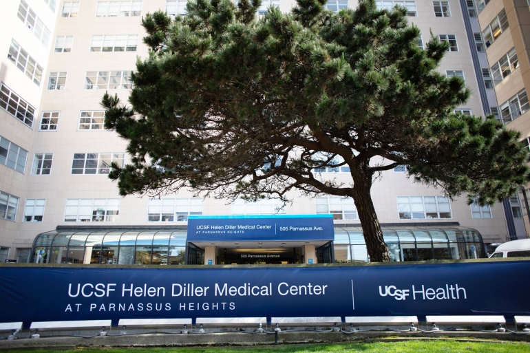exterior of UCSF Helen Diller Medical Center