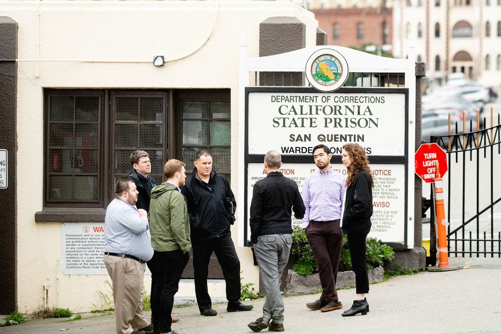 Public Psychiatry Fellows outside of San Quentin Prison