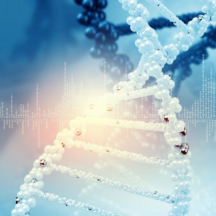 Illustration of DNA strands