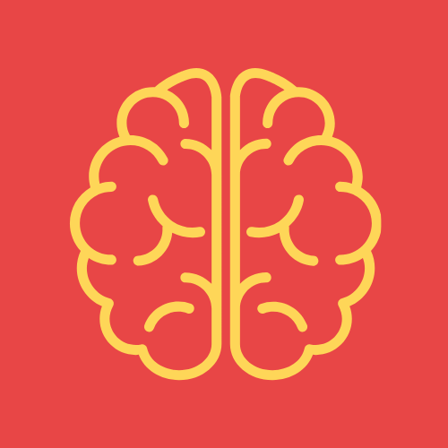 A graphic icon of a brain.