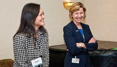 Supervisor Carmen Chu and UCSF Chancellor Susan Desmond-Hellmann