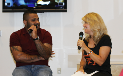 Giants' Pablo Sandoval Swings By UCSF Benioff Children's Hospital